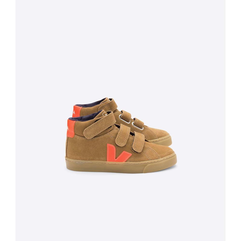 Veja ESPLAR MID SUEDE Vysoke Detske Hnede | SK 679PJJ